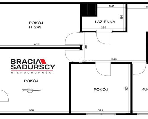 Dębn/Ruczaj 3 pok ok.66m2 widok na Panoramę Krakow