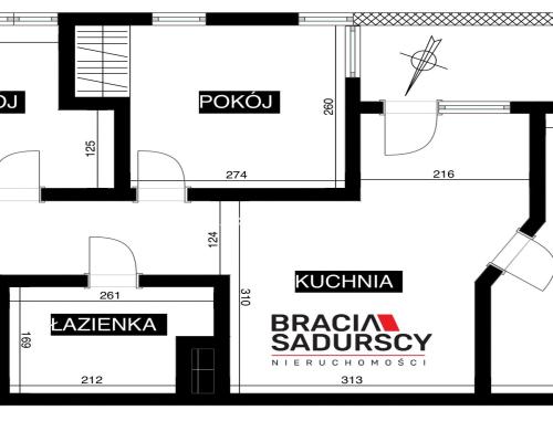 3 pok z osobną kuchnią - 29 Listopada.