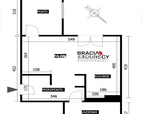 2-pok./nowe budownictwo/winda/do wejscia/Łagiewnik