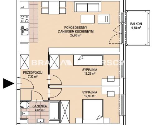 Nowe 3 pok z balkonem ul. Kobierzyńska.