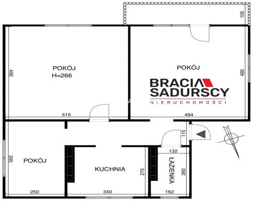 Sprzedam,3-pok,Skawina,dużo zieleni