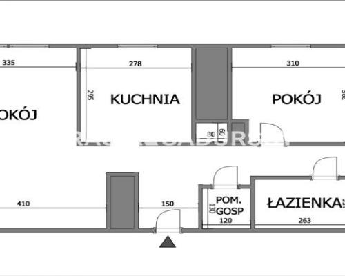 3 pok 65m2, 2 balkony Dębniki - Kliny