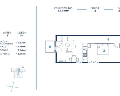 Gotowa inwestycja - metraże od 39 m2, Kraków