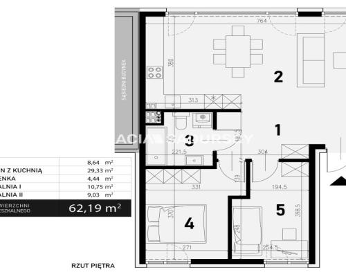 Mieszkanie 3-pokojowe z możliwością wydzielenia 4