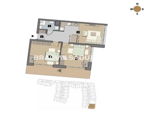 Dostępne mieszkania od 25m2 do 63m2. 