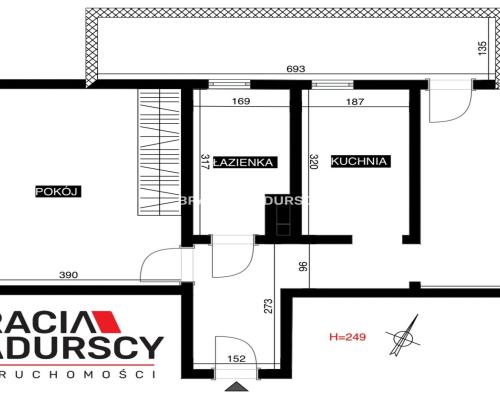 50m2 2pok+os kuchnia 2xbalkon kom.lok Ruczaj