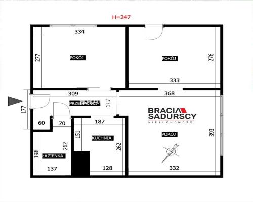3 pokoje + kuchnia, os. Kalinowe, tramwaj, MPEC