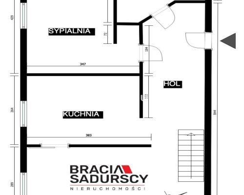 Wieliczka – dwupoziomowe mieszkanie 74 m²