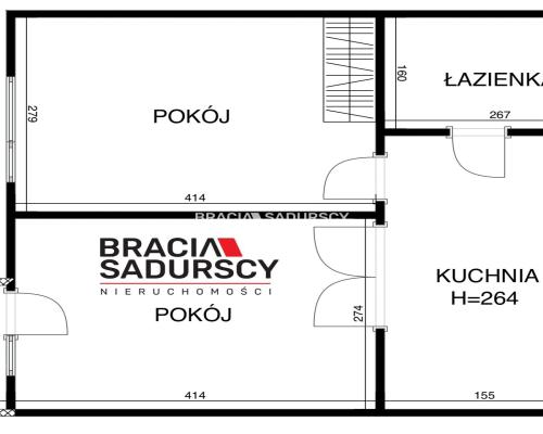 2 pokojowe przy Bonarce