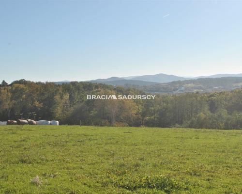 Widokowa dziaałka w Dziekanowicach gm.Dobczyce