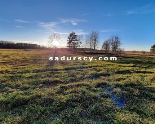 Bardzo ładna działka budowlana 2500m2 w Baniosze, gm. Góra Kalwaria, na terenach zielonych, w otulinie Chojnowskiego Parku Kraj