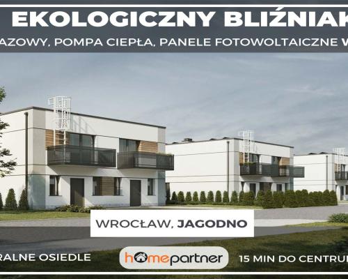 Energooszczędny BLIŹNIAK z ogródkiem - Jagodno