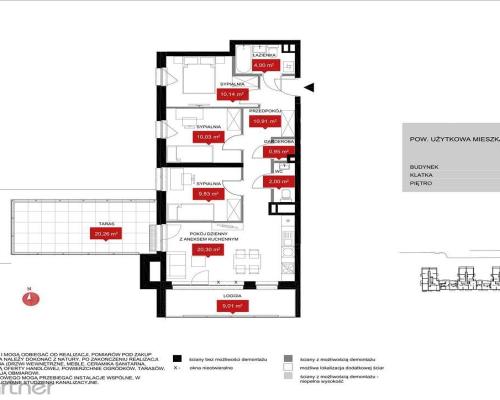Mieszkanie z widokiem na rzekę z tarasu na dachu!