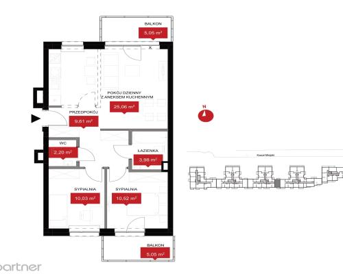 Mieszkanie 3-pokojowe z WIDOKIEM NA RZEKĘ!