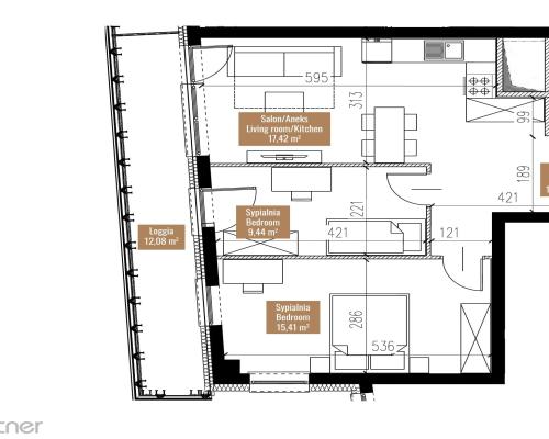 3-pokojowe mieszkanie premium, Stare Miasto