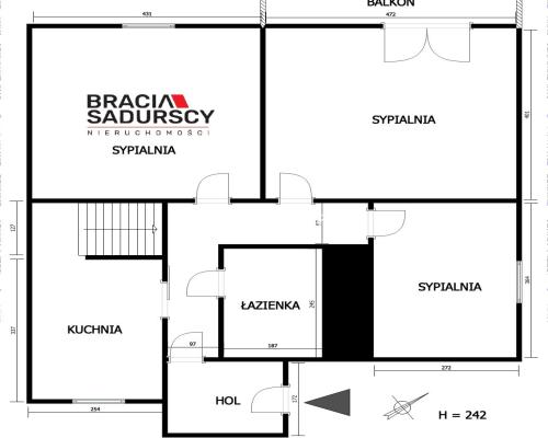 Wieliczka, dom w zabudowie szeregowej z działką