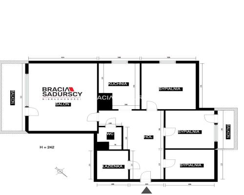 4 oddzielne pokoje, inwestycja pod wynajem