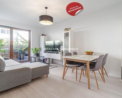 2 pok Mieszkanie 33m z tarasem blisko Tauron Areny