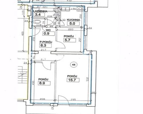 3 POKOJOWE USTAWNE DO REMONTU 52M2 UGOREK