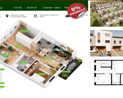 Nowa Pradolina mieszkanie z balkonem