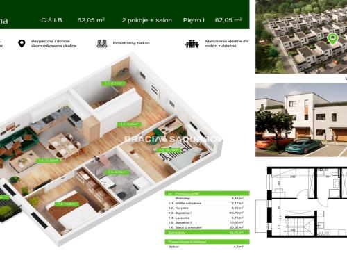 Nowa Pradolina mieszkanie z ogródkiem