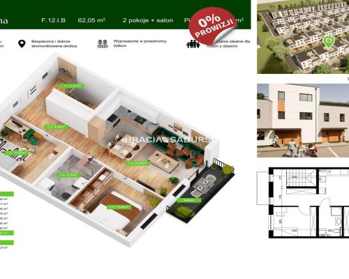 Nowa Pradolina mieszkanie z ogródkiem