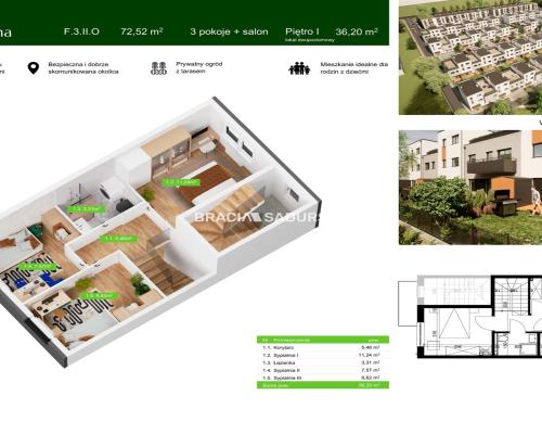 Nowa Pradolina mieszkaniez 2 poziomowe