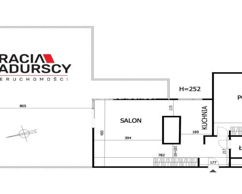 Wynajem mieszkania 55,5m² z ogródkiem - Kraków