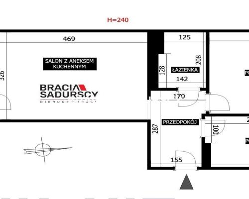 Wynajem 3 pok. mieszkanie na os Niepodległości!