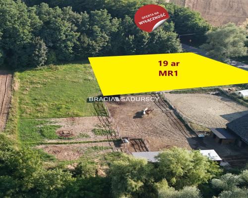 Na sprzedaż działka budowlana – 19 arów