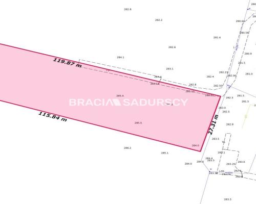 Działka budowlana o powierzchni 30 arów w Brodach