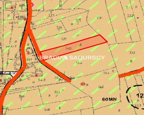 Działka budowlana 17 arów w Wołowicach!