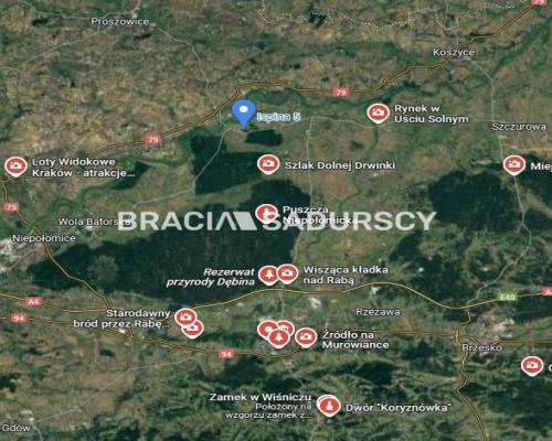 Ispina piękna działka budowlana 866 m2