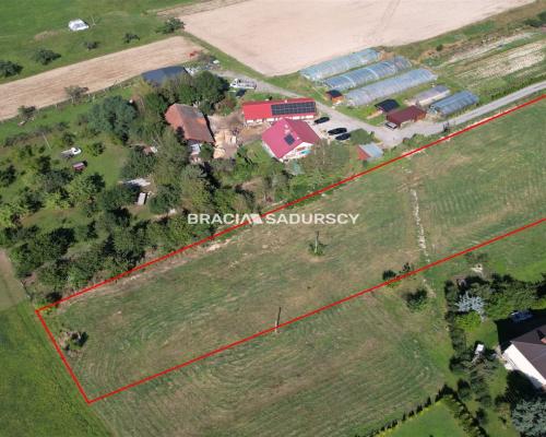 DZIAŁKA BUDOWLANA SZYK 47 A PŁASKA WIDOKOWA UZBRO.