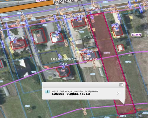 Oferujemy do sprzedaży działkę budowlano‑rolną o łącznej powierzchni 2029 m&sup2; (w tym ok. 900 m2 budowlanej) położoną bezpoś