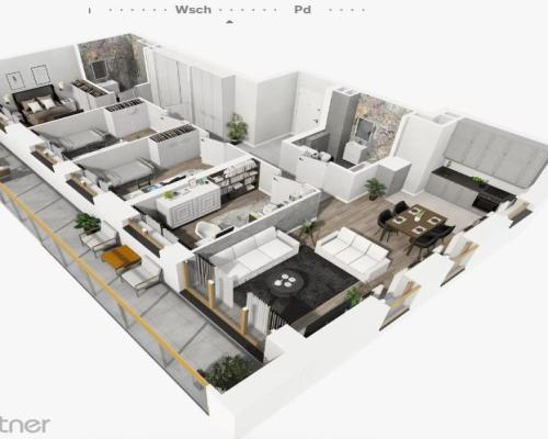 Mieszkanie z widokiem na rzekę i z dużym balkonem!