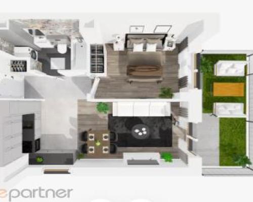 Kawalerka z WIDOKIEM NA RZEKĘ!