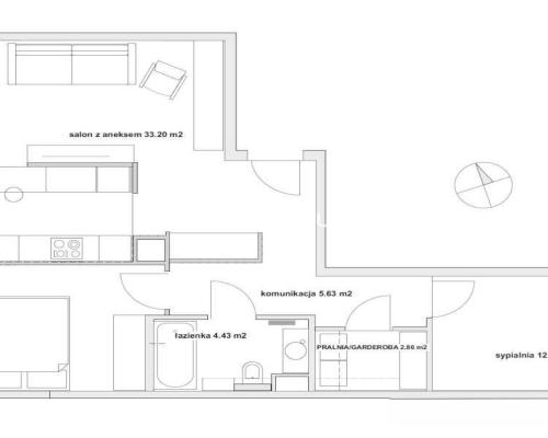 3 pok ok.73,6 wysoki standard! Dębniki Ruczaj