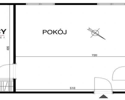 Dwa pokoje, jasne, wysokie. Doskonałe.