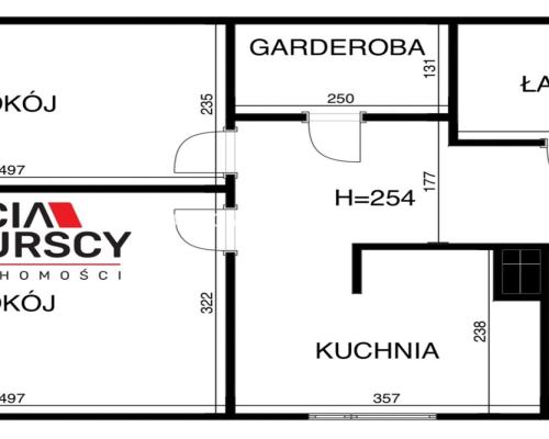 3 pok z osobną kuchnią - Rydlówka