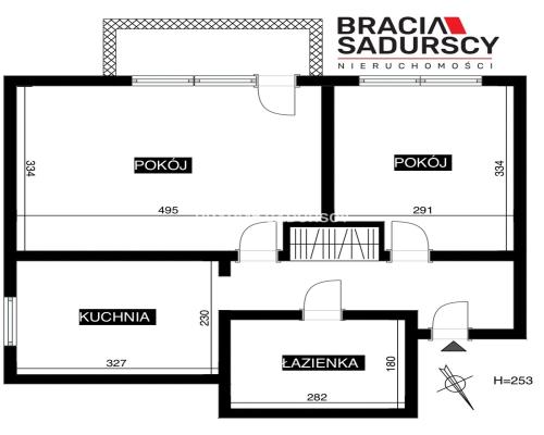 2-pok mieszkanie 44,7 m² – Kraków, ul. Drukarska