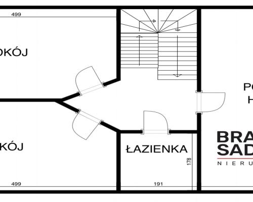 Mieszkanie dwupoziomowe - 4 pokoje na Klinach
