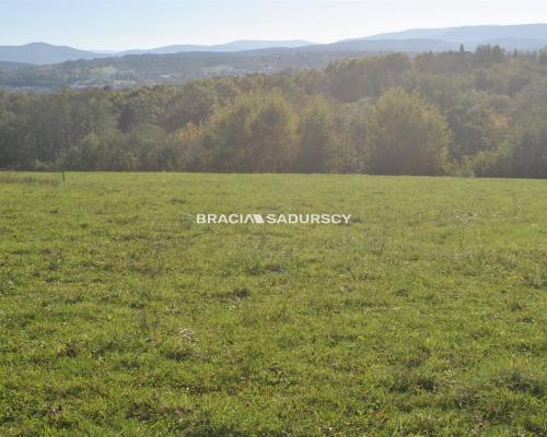 Widokowa dziaałka w Dziekanowicach gm.Dobczyce