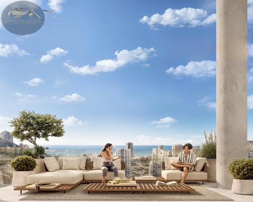 apartamenty z widokiem na morze w Calpe