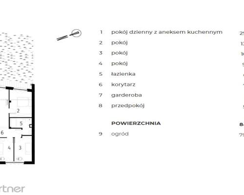 Mieszkanie 4-pokojowe z ogrodem, Ołtaszyn