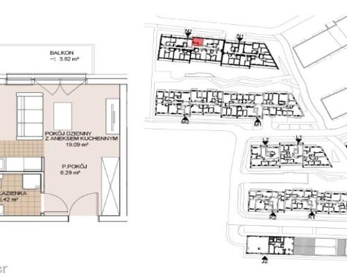 KAWALERKA NA SPOKOJNYM OSIEDLU, UL. DŁUGA