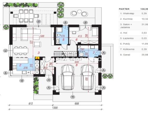 Przebieczany - domy wolnostojące, działka 800 m2