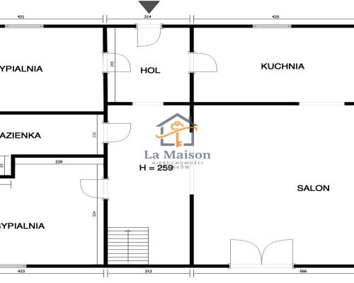 Dom wolnostojący w Rącznej – idealny dla rodziny. 