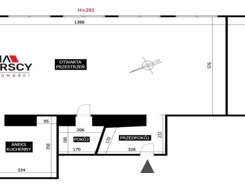 lokal biurowy 128 m2 Centrum Krakow blisko Wawelu