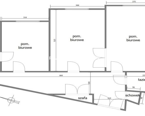 kamienica z windą, lokal biurowy 80m2, 3pok